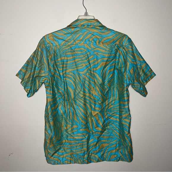 Vintage Hawaiian Short Sleeved Button Front Casual Shirt Cotton Unisex Size Med - Picture 2 of 12